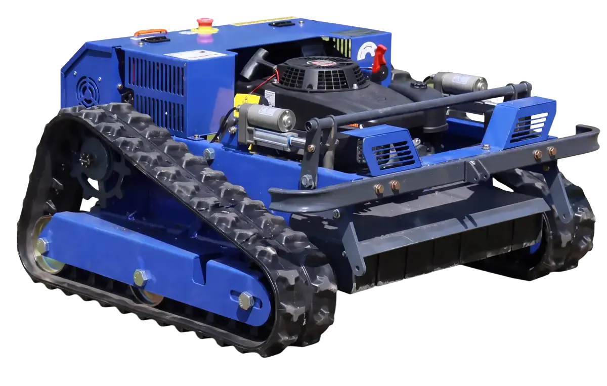 RC tracked lawn mower